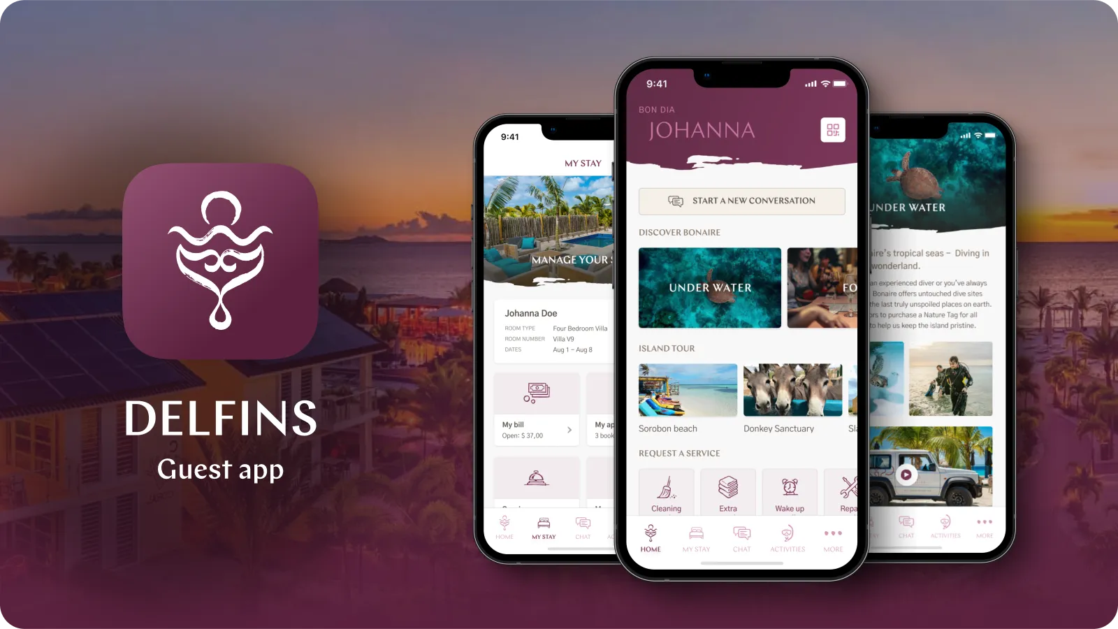 Delfins Guest app