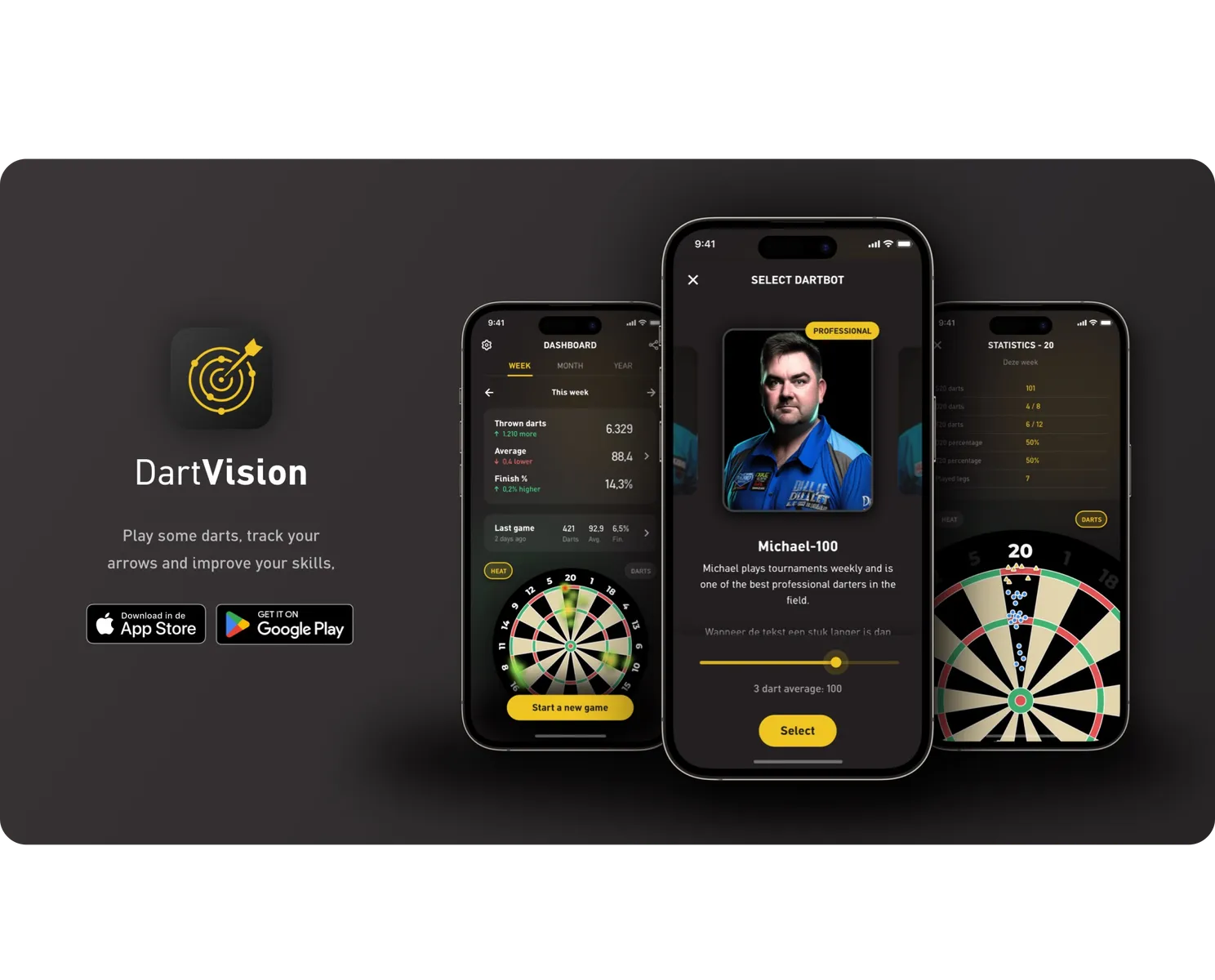 DartVision app foto